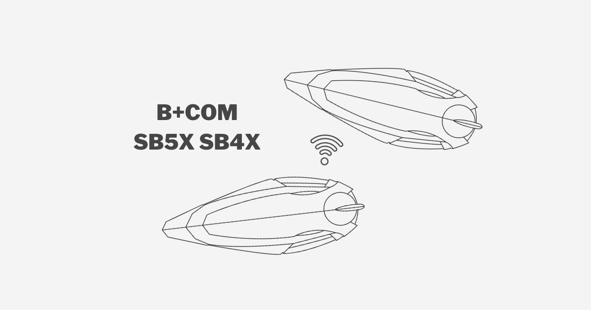 B+COM SB6X・ONE】B＋COMSB5X/4Xとのペアリング（接続）の方法・やり方 